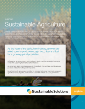 PDF Cover Sustainable Agriculture Almond