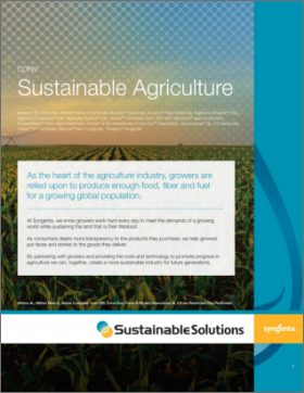 PDF Cover Sustainable Agriculture Corn