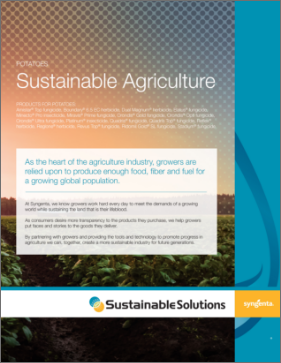 PDF Cover Sustainable Agriculture Potato